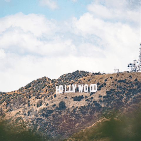Go for a hike in the Hollywood Hills, just over a quarter of an hour away in the car