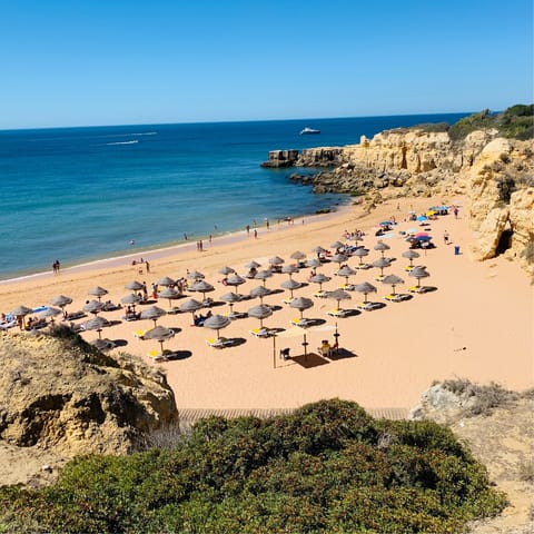 Soak up the sun, sea and sand at Alvor beach