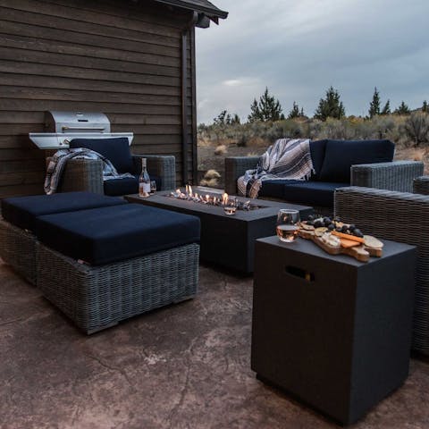 Enjoy peaceful evenings on the patio