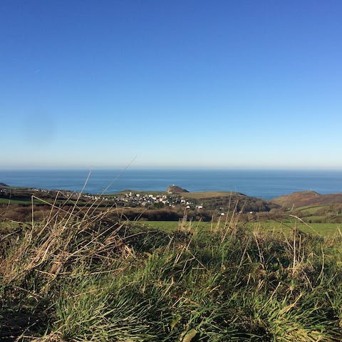 Stay in the natural landscape of the Cornish coast
