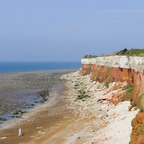 Visit the Hunstanton Cliffs, a sixteen-minute walk away or three minutes away by car