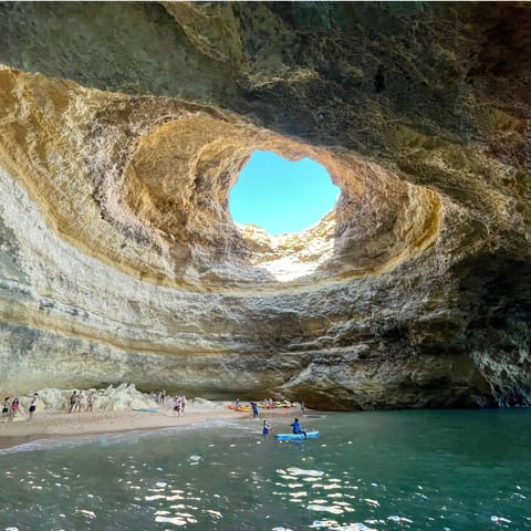 Explore delightful Carvoeiro with its stunning coastline
