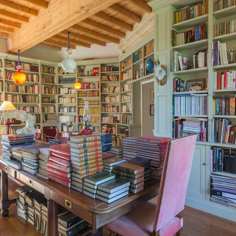 Explore the wonderful home library