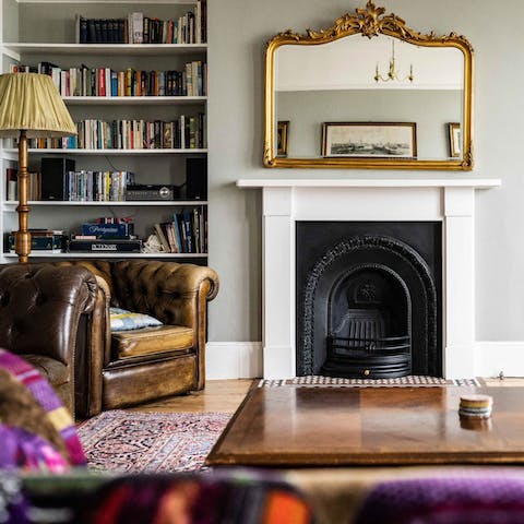 Enjoy getting cosy on the sofa with a book