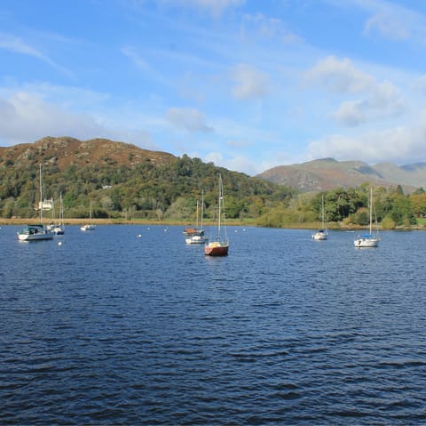 Drive to nearby Lake Windermere or head into pretty Cartmel – just two miles away