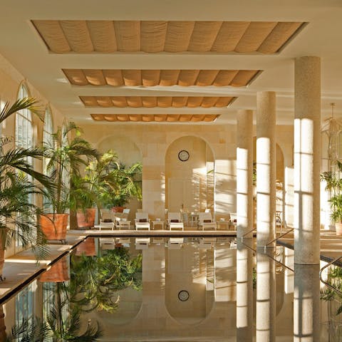 Use the hotel's tranquil spa