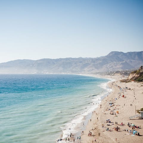 Explore Malibu's 21 miles of beautiful beaches from your surfside location