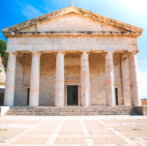 Visit landmarks like the Archaeological museum, just 3.3km away