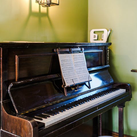 Let your musical talents run wild on the piano 