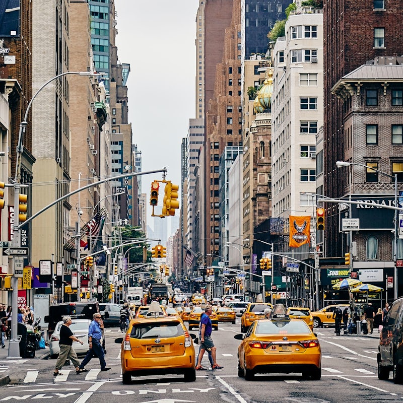 Explore the hustle and bustle of downtown NYC