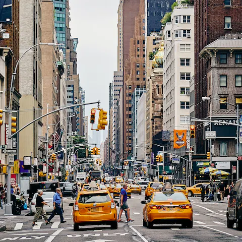 Explore the hustle and bustle of downtown NYC