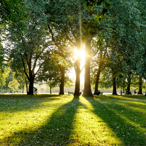 Spend an afternoon in Hyde Park – a short tube ride away