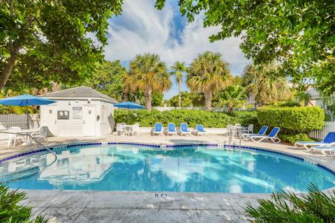Take a refreshing dip in the shared community pool, located just a short stroll from your home