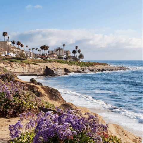 Drive just five minutes to La Jolla Cove