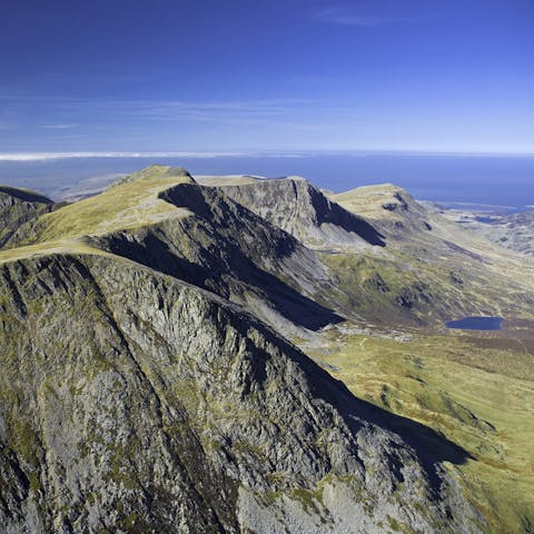 Bring your walking boots and explore the stunning landscapes of Snowdonia National Park