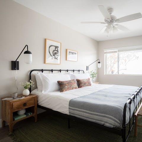 Sleep easy in the beach inspired bedroom
