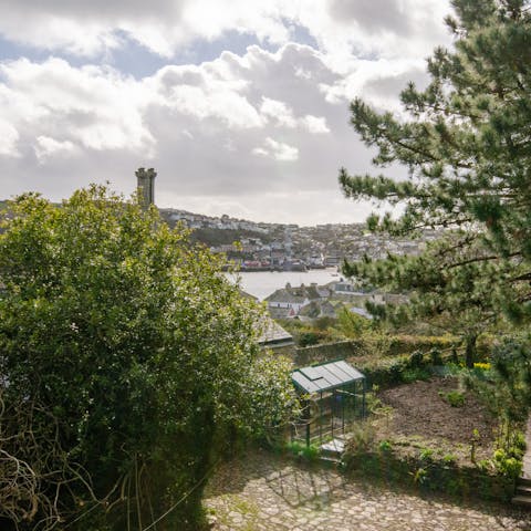 Take in stunning views of the River Fowey from your living room's picture windows