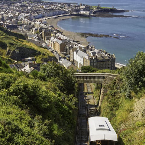 Explore the popular seaside town of Aberystwyth 