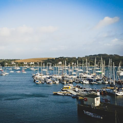Stay in the heart of Falmouth, with the idyllic waterfront just a two-minute walk away 