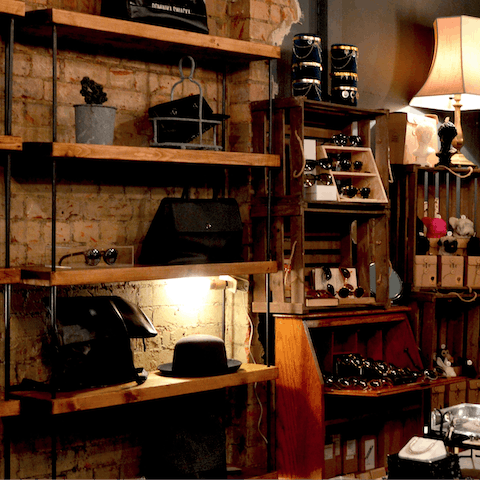 Browse all of the antique stores on Rue Notre Dame, two minutes away