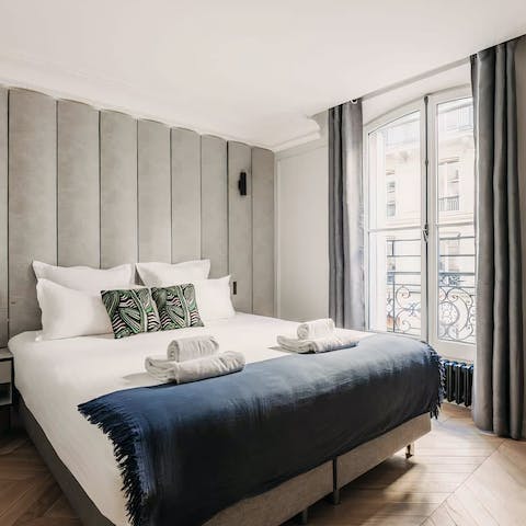Wake up in the elegant bedrooms feeling rested and ready for another day of Paris sightseeing