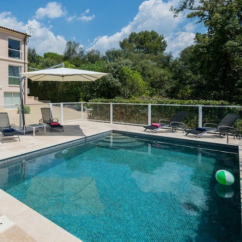 Beat the Provençal heat by jumping into your private pool