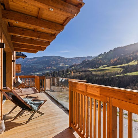 Make the balcony your spot to relax and unwind during the day