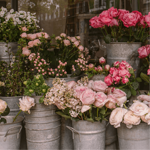 Pick up some flowers from Minneapolis Farmers' Market, a twenty-five-minute stroll away