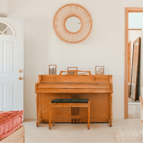 Play your favourite tunes on the piano