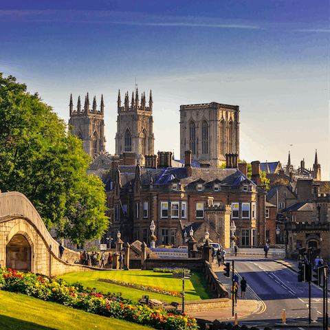 Walk just twelve minutes to the iconic York Minster