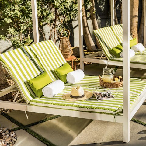 Soak up the scorching California sun