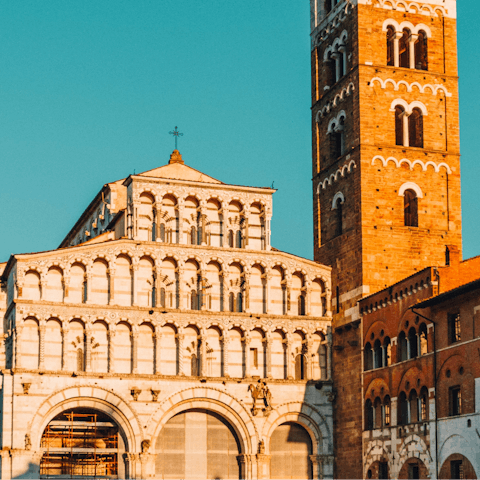 Spend the day sightseeing – Lucca is a short drive away