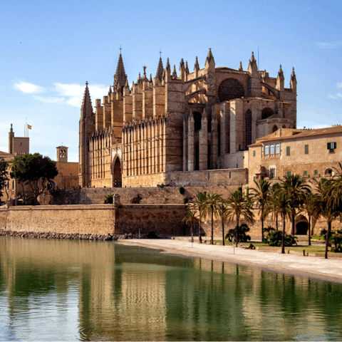 Explore the historic streets of Palma – just a ten-minute drive away