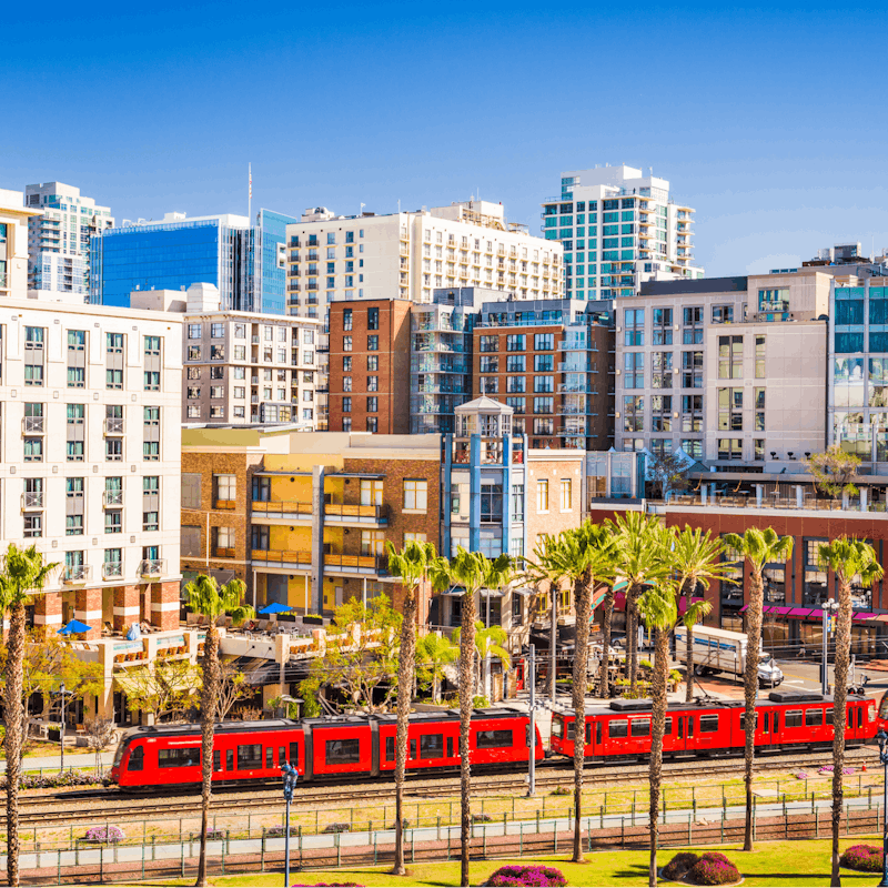Take a drive to San Diego to explore the city's famous sights