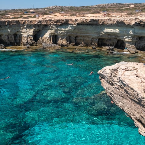 Discover the stunning swimming holes and lagoons of Cyprus