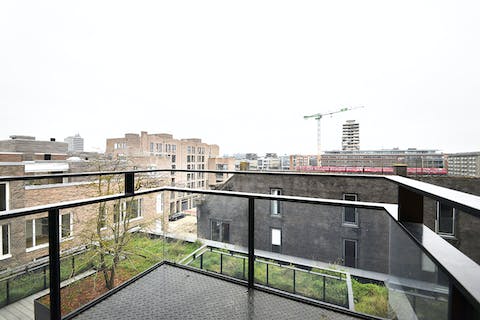 Start your morning with a cup of coffee on your private balcony