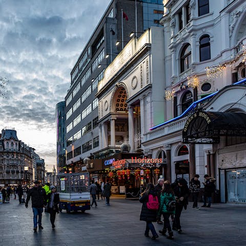 Make the most of your Leicester Square location and catch a West End show