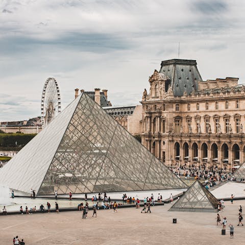 Spend the day at the Louvre, a short walk away