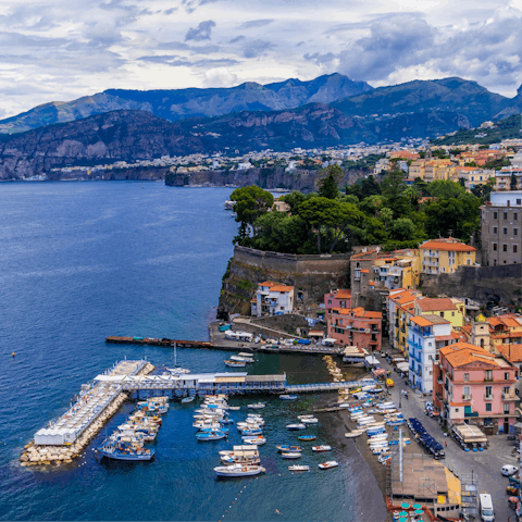 Spend the day in Sorrento, a 6km drive away