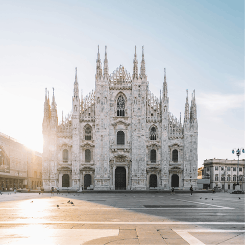 Explore the iconic sights of central Milan – a short metro ride away