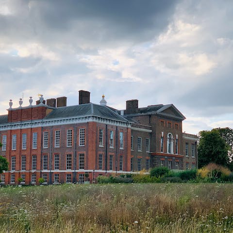 Visit the stunning Kensington Palace, around a ten-minute ride away