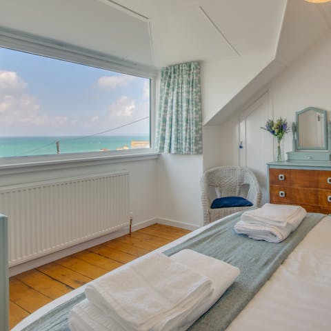 Wake up to beautiful views across the sea and feel inspired to explore