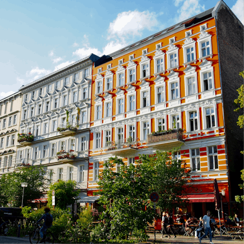 Hop on the metro and spend an afternoon exploring Kreuzberg, twenty-eight minutes away