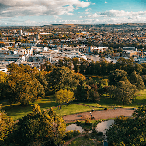 Admire great views from Cabot Tower – reachable in twenty minutes on foot