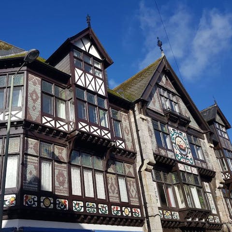 Stay in one of Dartmouth's oldest, most characterful buildings 