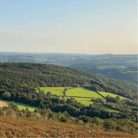 Explore Dartmoor National Park, just over thirty minutes away by car