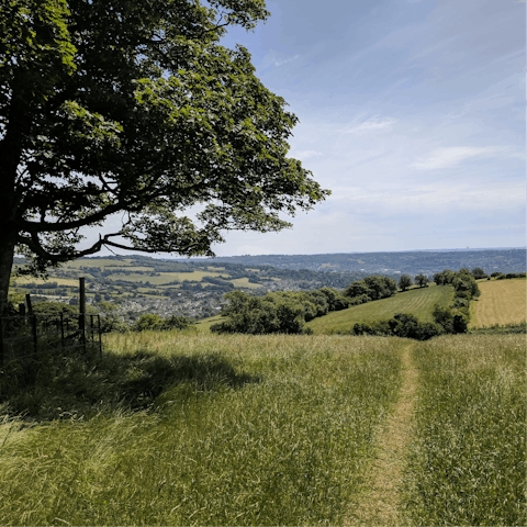 Stay in the Somerset countryside, with the village of Brunton just ten minutes away