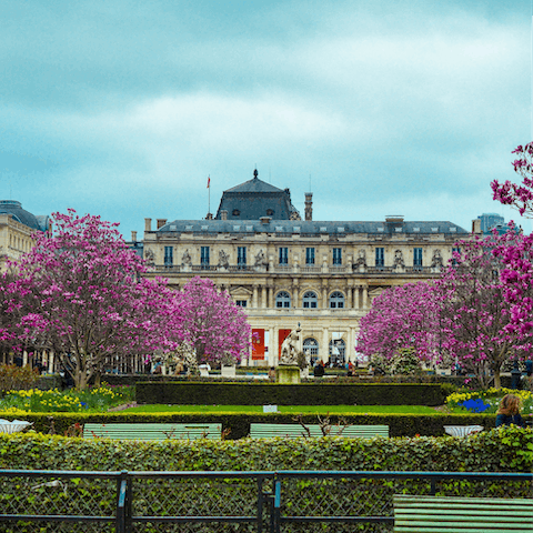 Take a stroll through the manicured Luxembourg Gardens