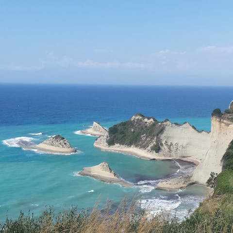 Stay  just 800 meters from the famous Arillas sandy beach