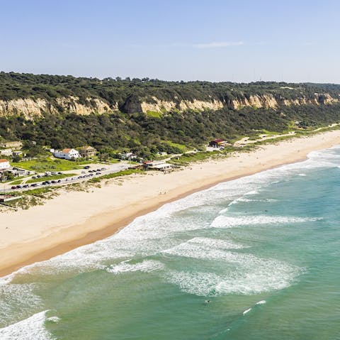 Head out to the stunning coast – just a short stroll away